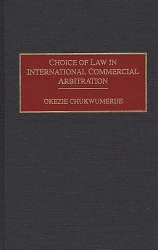 Beispielbild fr Choice of Law in International Commercial Arbitration zum Verkauf von AwesomeBooks
