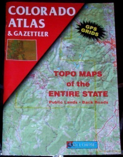 9780899332734: Colorado Atlas and Gazetteer