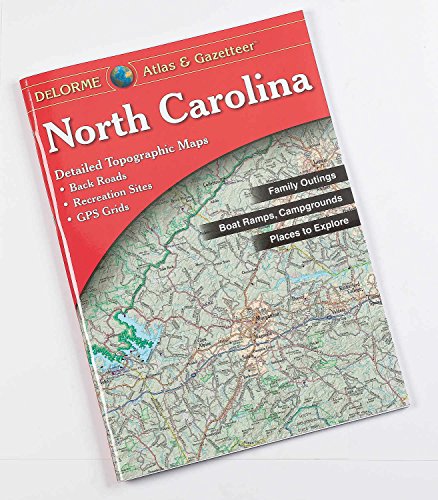 9780899332772: North Carolina Atlas & Gazetteer (Delorme Atlas & Gazetteer)