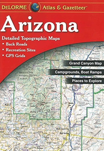 Imagen de archivo de Garmin Delorme Atlas & Gazetteer Paper Maps- Arizona, AA-000005-000 a la venta por Save With Sam