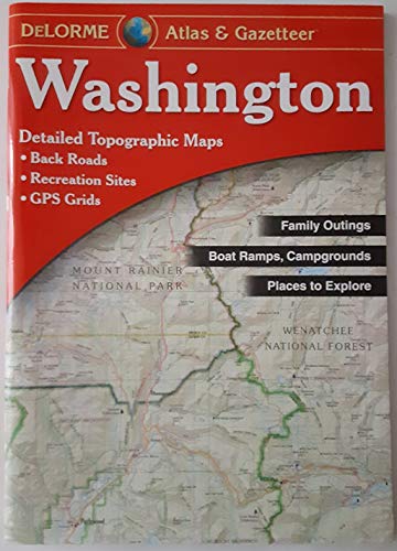 Stock image for Washington Atlas & Gazetteer (Delorme Atlas & Gazetteer) for sale by SecondSale