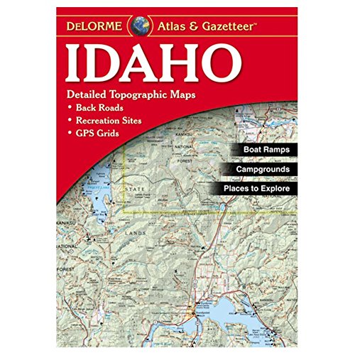 Imagen de archivo de Garmin DeLorme Atlas & Gazetteer Paper Maps- Idaho, AA-008798-000 a la venta por Blindpig Books