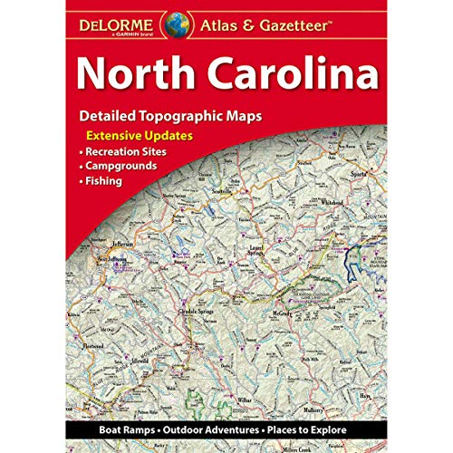 9780899334455: North Carolina Atlas & Gazetteer (DeLorme Atlas & Gazetteer)