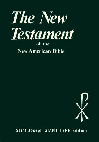 Stock image for New Testament of New American Bible/Giant Type/312-04/Page Edging Blue for sale by Front Cover Books