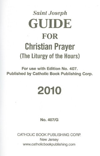 9780899425597: Saint Joseph Guide for Christian Prayer: The Liturgy of the Hours