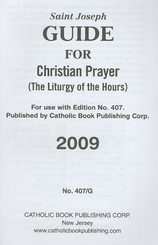 9780899425955: Saint Joseph Guide for Christian Prayer (The Liturgy of the Hours)
