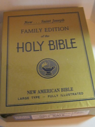 Stock image for Saint Joseph Family Edition of the Holy Bible: The New American Bible, Large Type for sale by Books of the Smoky Mountains