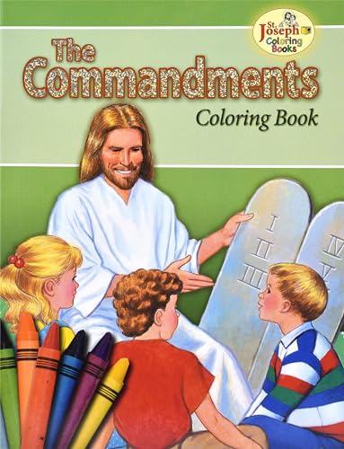 9780899426884: Coloring Book about the Commandments