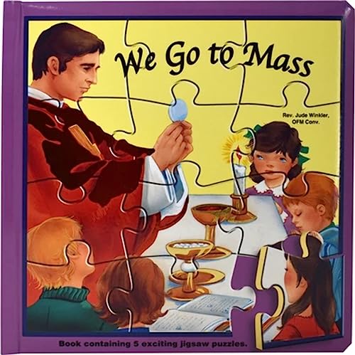 Stock image for We Go to Mass (Puzzle Book) : St. Joseph Puzzle Book: Book Contains 5 Exciting Jigsaw Puzzles for sale by Better World Books