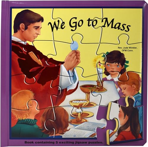 9780899427164: We Go to Mass (Puzzle Book): St. Joseph Puzzle Book: Book Contains 5 Exciting Jigsaw Puzzles