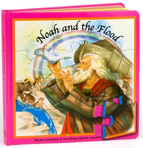 9780899427188: Noah and the Flood (Puzzle Book): St. Joseph Puzzle Book: Book Contains 5 Exciting Jigsaw Puzzles
