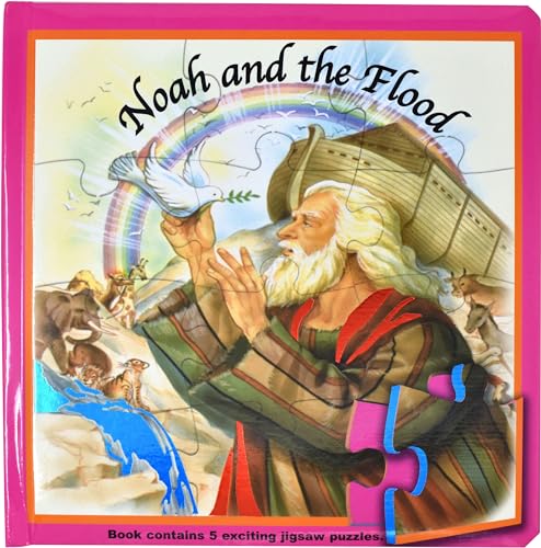 Stock image for Noah and the Flood (Puzzle Book): St. Joseph Puzzle Book: Book Contains 5 Exciting Jigsaw Puzzles for sale by Off The Shelf