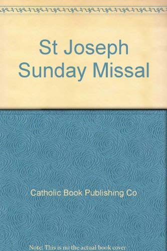 9780899428987: St Joseph Sunday Missal