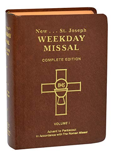 9780899429311: St. Joseph Weekday Missal (Vol. I / Advent to Pentecost): In Accordance with the Roman Missal