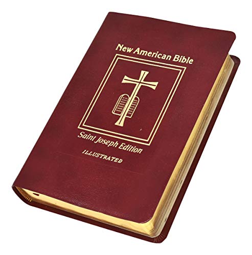 Imagen de archivo de Saint Joseph Edition of the New American Bible, Deluxe Edition, Red Bonded Leather, Gold Edges, No. 609/13R a la venta por HPB-Red