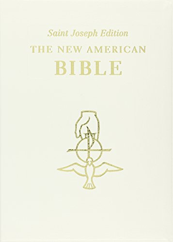 9780899429724: New American Bible Full Sized White Bonded Leather Gold Paging Gift Boxed/No. 611/13W