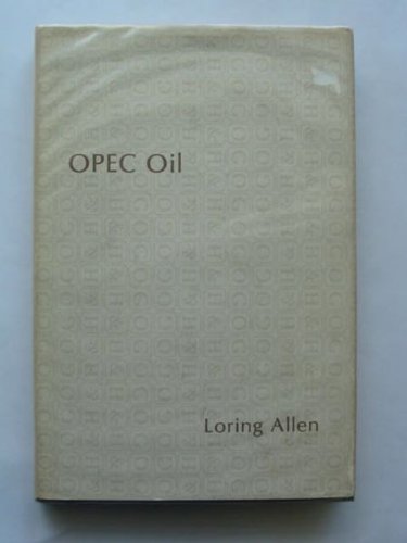 Stock image for Opec Oil for sale by Wonder Book