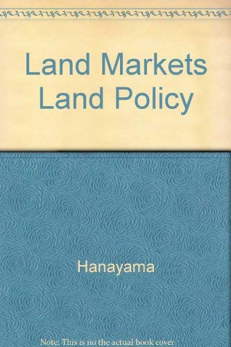 Stock image for Land Markets and Land Policy in a Metropolitan Area for sale by Better World Books