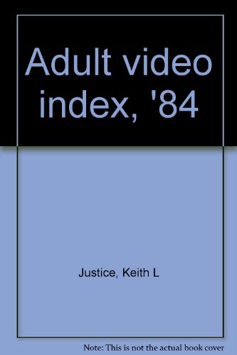 Imagen de archivo de Adult Video Index, '84 a la venta por austin books and more