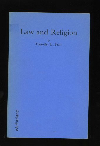 Beispielbild fr Law and Religion zum Verkauf von General Eclectic Books