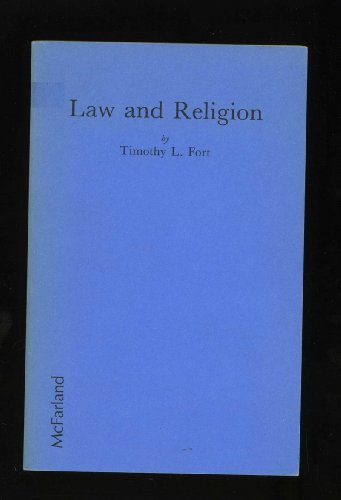 Stock image for Law and Religion for sale by General Eclectic Books