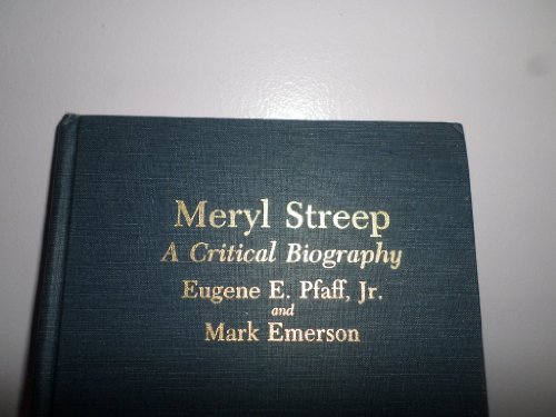 9780899502878: Meryl Streep: A Critical Biography