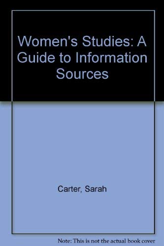 Stock image for Women's Studies: A Guide to Information Sources for sale by HPB Inc.