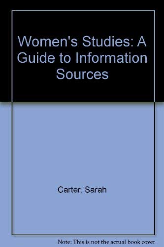 9780899505343: Women's Studies: A Guide to Information Sources