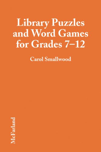 9780899505367: Library Puzzles and Word Games for Grades 7-12