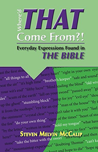9780899573595: WHERED THAT COME FROM PB: Everyday Expressions Found in the Bible