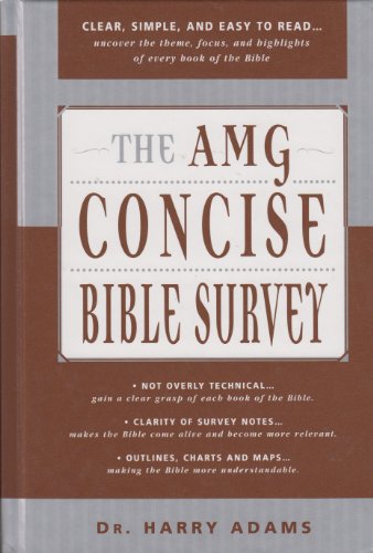 Beispielbild fr The Amg Concise Survey of the Bible zum Verkauf von HPB-Movies