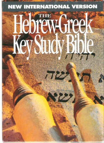 Stock image for The Hebrew-Greek Key Study Bible/New International Version/Genuine Black Leather for sale by SecondSale