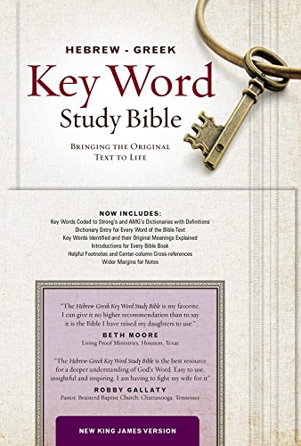 9780899578675: Hebrew-Greek Key Word Study Bible-NKJV: New King James Version, Key Insights into God's Word (Key Word Study Bibles)