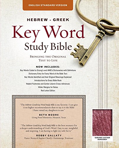 Stock image for Hebrew-Greek Key Word Study Bible (English Standard Version) for sale by Row By Row Bookshop