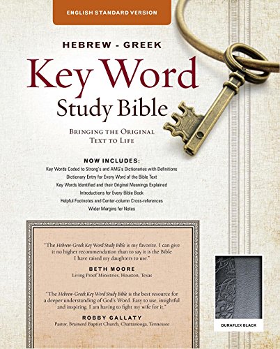 Imagen de archivo de The Hebrew-Greek Key Word Study Bible: ESV Edition, Black Duraflex (Key Word Study Bibles) a la venta por Sunshine State Books