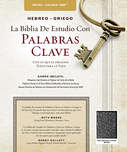 Beispielbild fr The Hebrew-Greek Key Word Study Bible Spanish Edition: Reina-Valera 1960 Edition Bonded Black zum Verkauf von Lakeside Books