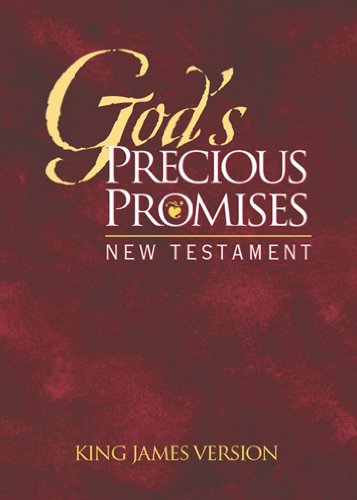 Imagen de archivo de God's Precious Promises New Testament: KJV Edition in Burgundy a la venta por Once Upon A Time Books