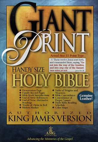 Stock image for Giant Print Bible: Handy-Size for sale by ThriftBooks-Atlanta