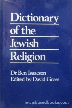 Stock image for Dictionary of the Jewosh Religion for sale by Rare Reads