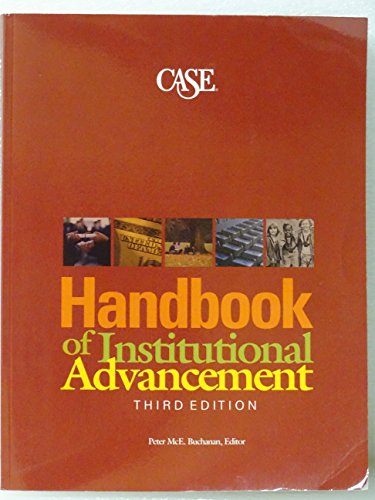 9780899643519: Handbook of Institutional Advancement