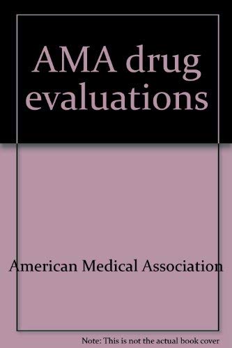 Imagen de archivo de AMA Drug Evaluations a la venta por Better World Books