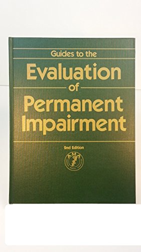 Beispielbild fr Guides to the Evaluation of Permanent Impairment zum Verkauf von Better World Books