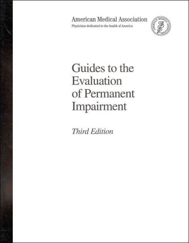 Beispielbild fr Guides to the Evaluation of Permanent Impairment zum Verkauf von Wonder Book