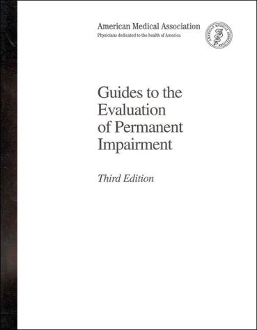 Stock image for Guides to the Evaluation of Permanent Impairment for sale by HPB-Red