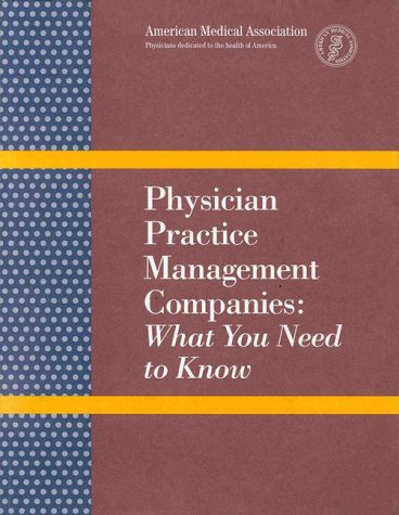 Stock image for Physician Practice Management Companies for sale by Better World Books