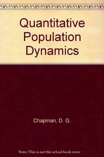 Stock image for Quantitative Population Dynamics: Statistical Ecology Volume 13 for sale by Buteo Books