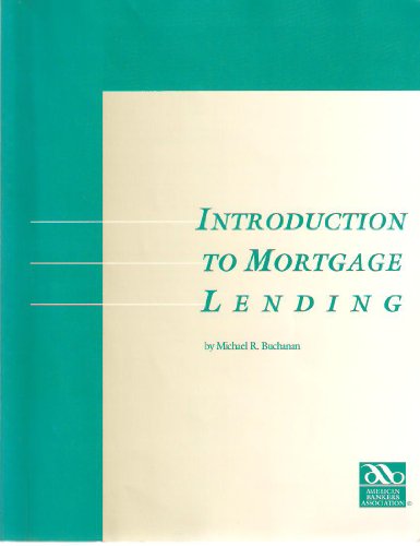 9780899823195: Introduction to Mortgage Lending