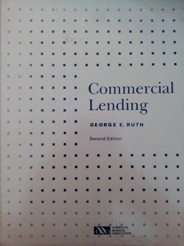 9780899823638: Commercial Lending (Education Policy and Development)