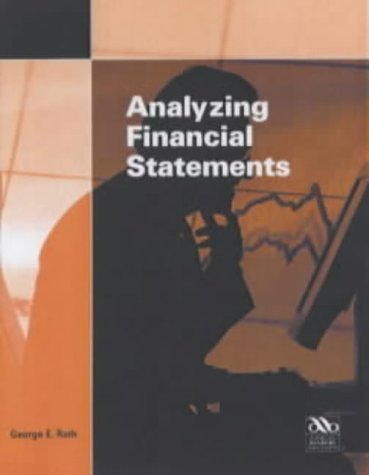 Beispielbild fr Analyzing Financial Statements zum Verkauf von Better World Books Ltd