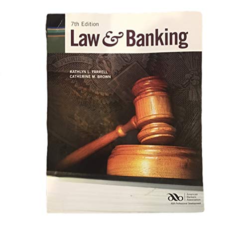 Imagen de archivo de Law and Banking a la venta por Textbooks_Source